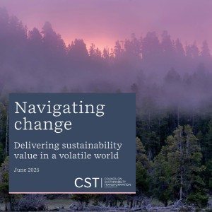 Cover for the Navigating change report