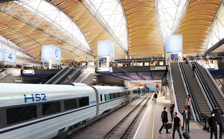&copy;HS2 Ltd/Grimshaw